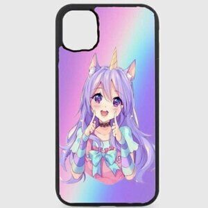 RAINBOW unicorn girl phone case